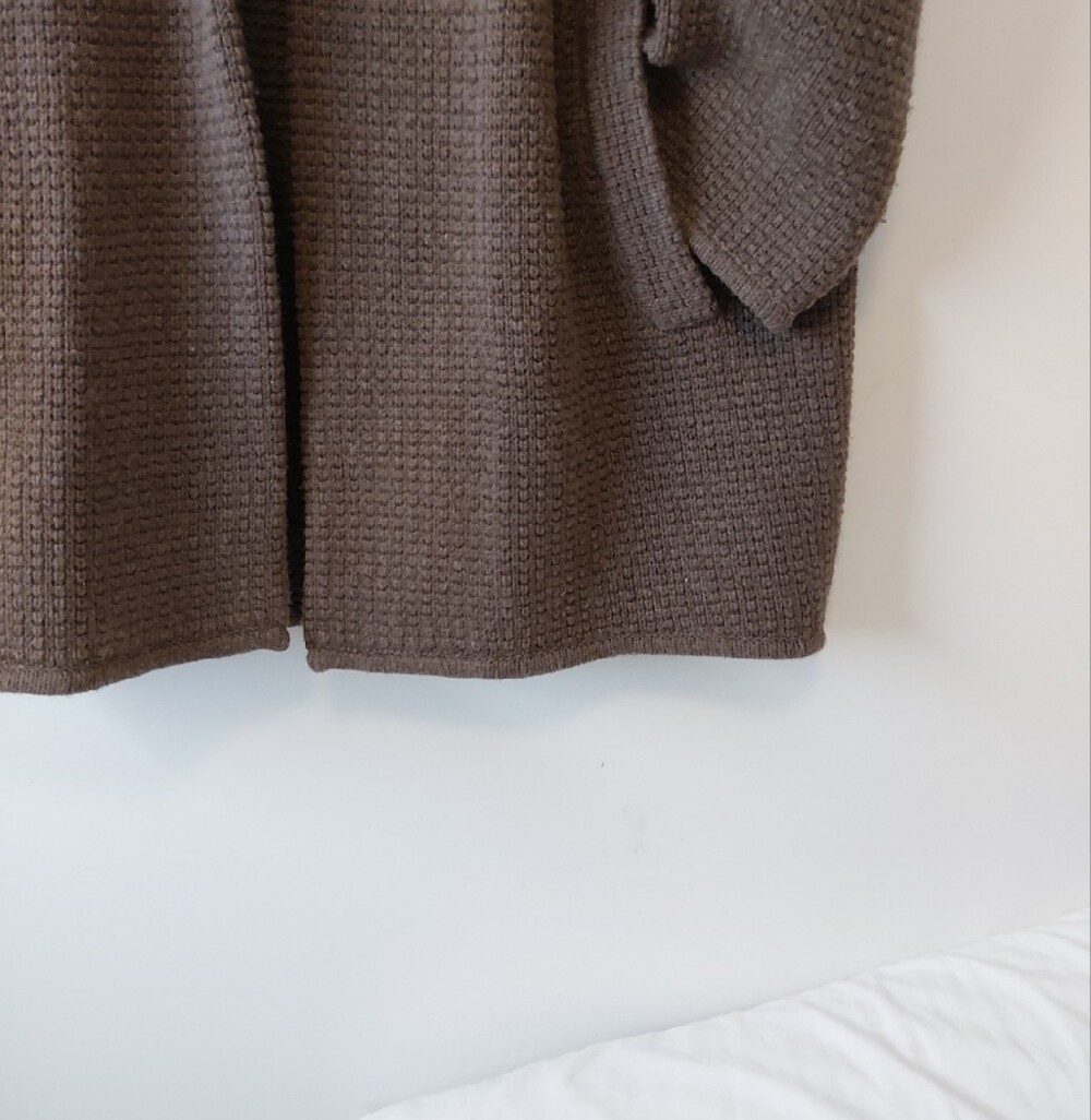 Madewell Merino Blend Open Front Cardigan Blazer Housecoat - Picture 4 of 7
